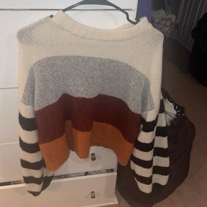 Lightly worn stripped sweater